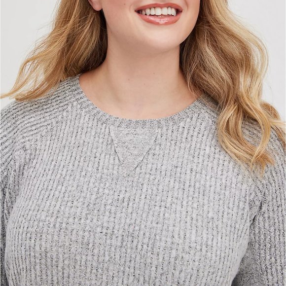 Torrid Waffle Sweatshirt - Picture 5 of 16